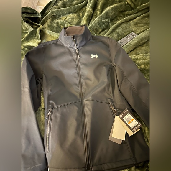 Women’s Under Armour ColdGear Infrared Shield Jacket Size Small-Black NWT $57 - Picture 6 of 7